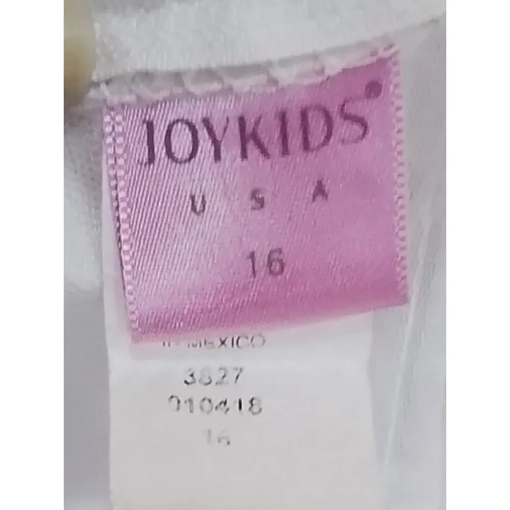Joy Kids White  party / communion / flower girl dress